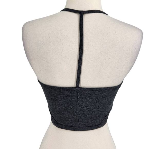 Free People Movement T Back Cut Out Exercise Work Out Crop Tank Top - Picture 4 of 5